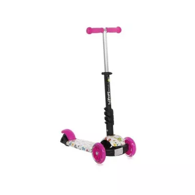Trotineta pentru copii Smart Plus, Pink Butterfly
