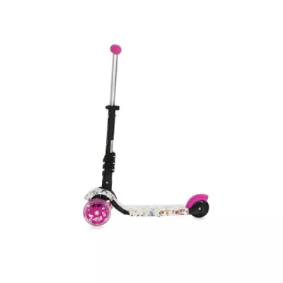 Trotineta pentru copii Smart Plus, Pink Butterfly