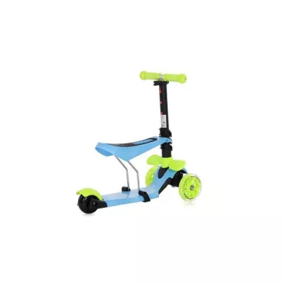Trotineta pentru copii, Smart Plus, Blue & Green