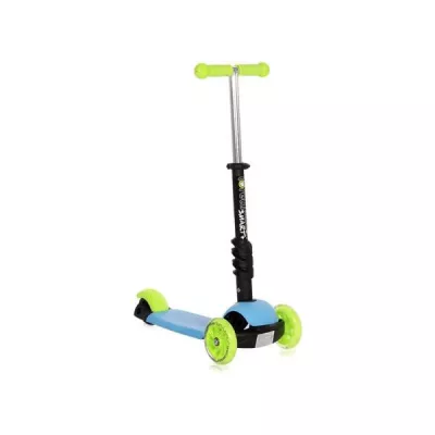 Trotineta pentru copii, Smart Plus, Blue & Green