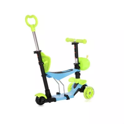 Trotineta pentru copii, Smart Plus, Blue & Green