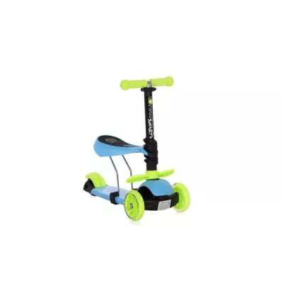Trotineta pentru copii, Smart Plus, Blue & Green