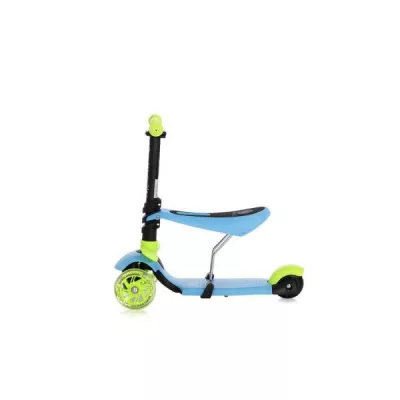 Trotineta pentru copii, Smart Plus, Blue & Green