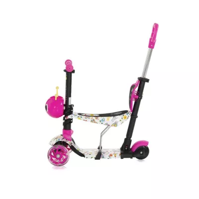 Trotinete - Trotineta pentru copii Smart Plus, Pink Butterfly, bebelorelli.ro