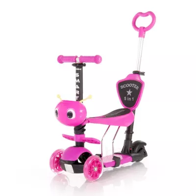 Trotineta pentru copii, Smart Plus, Pink