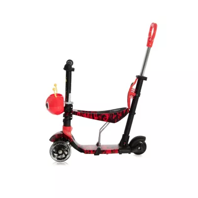Trotineta pentru copii, Smart Plus, Red Fire