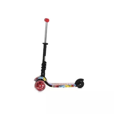 Trotineta pentru copii Smart Plus, Red Graffiti