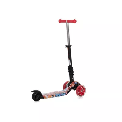 Trotineta pentru copii Smart Plus, Red Graffiti