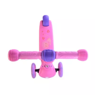 Trotineta pentru copii, Tamtam, 3 Ani+, roti cu lumini, Pink Lion