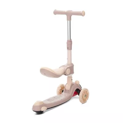 Trotineta pliabila, cu sezut pliabil, Swiftie, pana la 50 kg, Beige
