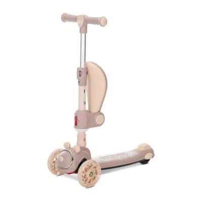 Trotineta pliabila, cu sezut pliabil, Swiftie, pana la 50 kg, Beige