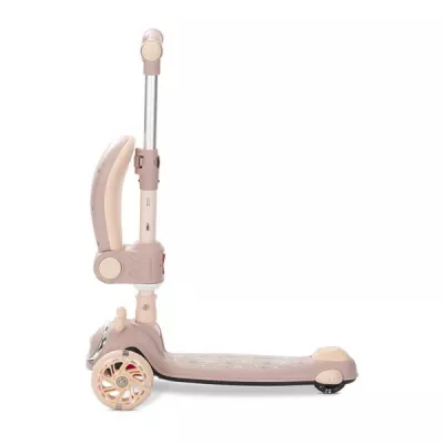 Trotineta pliabila, cu sezut pliabil, Swiftie, pana la 50 kg, Beige