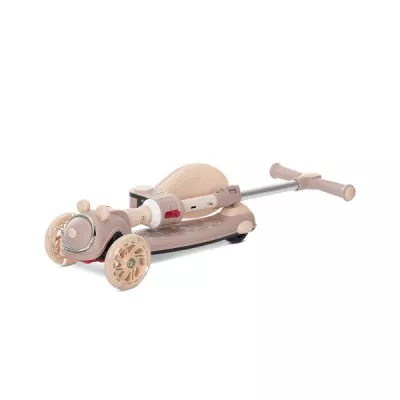 Trotineta pliabila, cu sezut pliabil, Swiftie, pana la 50 kg, Beige
