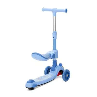 Trotineta pliabila, cu sezut pliabil, Swiftie, pana la 50 kg, Blue