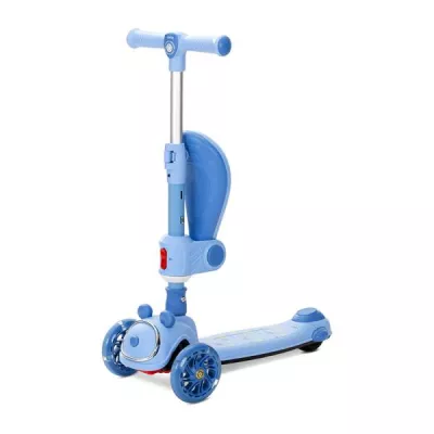 Trotineta pliabila, cu sezut pliabil, Swiftie, pana la 50 kg, Blue