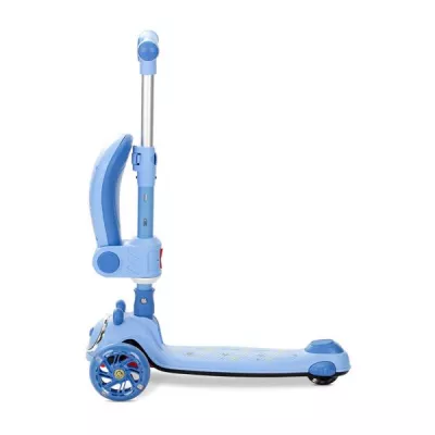 Trotineta pliabila, cu sezut pliabil, Swiftie, pana la 50 kg, Blue