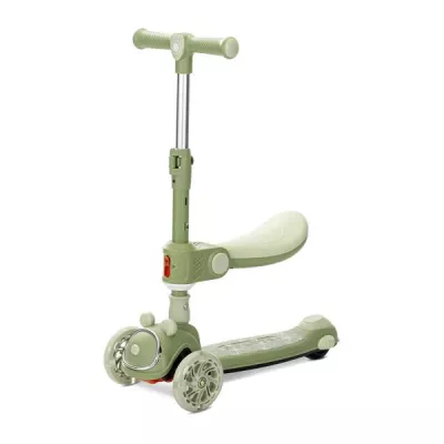 Trotineta pliabila, cu sezut pliabil, Swiftie, pana la 50 kg, Green