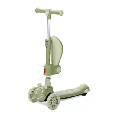 Trotineta pliabila, cu sezut pliabil, Swiftie, pana la 50 kg, Green