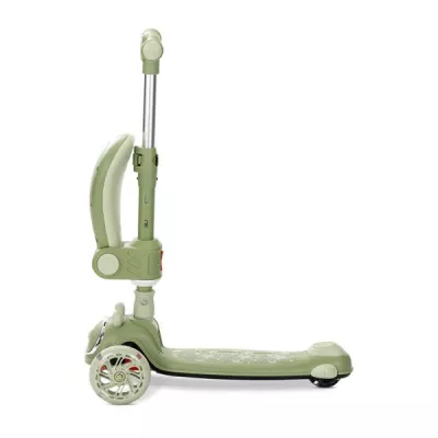 Trotineta pliabila, cu sezut pliabil, Swiftie, pana la 50 kg, Green
