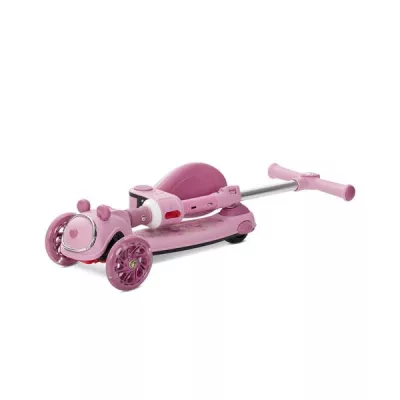 Trotineta pliabila, cu sezut pliabil, Swiftie, pana la 50 kg, Pink