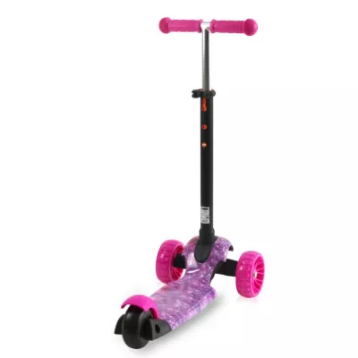 Trotineta reglabila pentru coopii, Draxter, 3 ani+, Pink Galaxy
