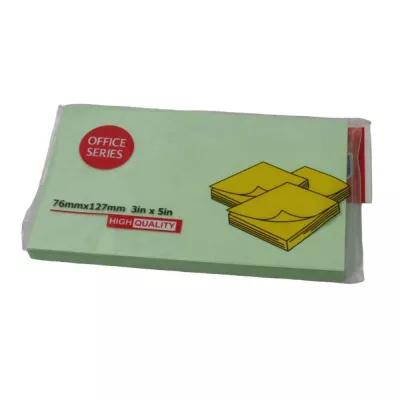 Notes & Cuburi hartie - Notite adezive 76x125/127mm, verde intens CN, depozituldns.ro