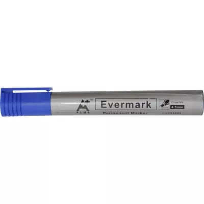 Markere permanente - Permanent Marker, varf rotund albastru A PLUS PY231601, depozituldns.ro