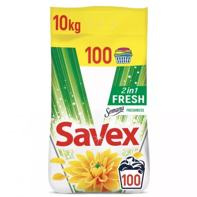Detergent si balsam de rufe - Detergent pentru rufe automat 10kg 2in1 SAVEX FRESH, depozituldns.ro