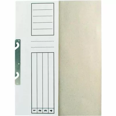 Dosare din carton - Dosar carton, incopciat 1/2, A4 230 g/mp, alb, depozituldns.ro