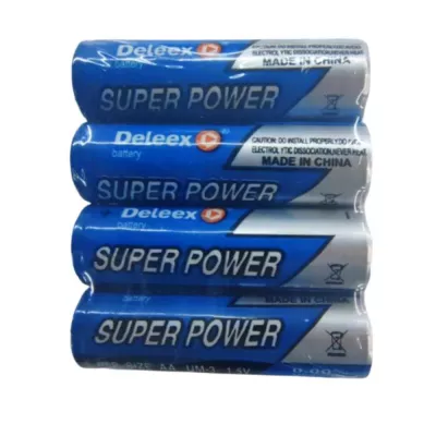 Baterii, acumulatori, incarcatoare - Baterie R6P AA 1.5V Deleex Super Power, depozituldns.ro