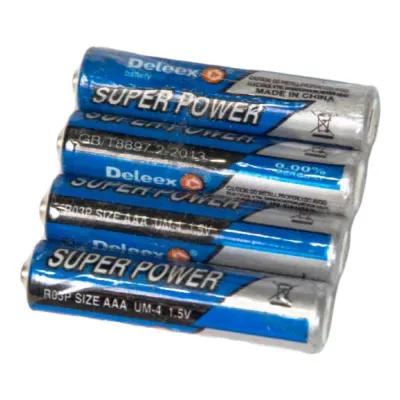 Baterii, acumulatori, incarcatoare - Baterie R03P AAA 1.5V Deleex Super Power, depozituldns.ro