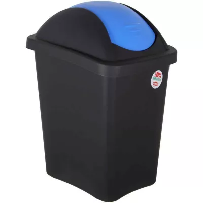 Cosuri de gunoi si pubele - Cos gunoi colectare selectiva 30l 48cm capac albastru BLACK MULTI, depozituldns.ro