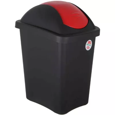 Cosuri de gunoi si pubele - Cos gunoi colectare selectiva 30l 48cm capac rosu BLACK MULTI, depozituldns.ro