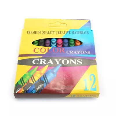Creioane colorate si carioci - Creioane colorate cerate CN CRAYONS, 12cul/set, depozituldns.ro