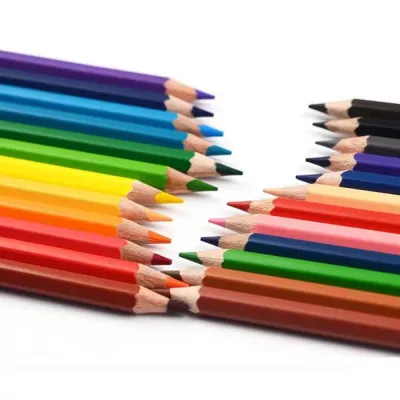 Creioane colorate si carioci - Creioane colorate 24cul/set CN, depozituldns.ro