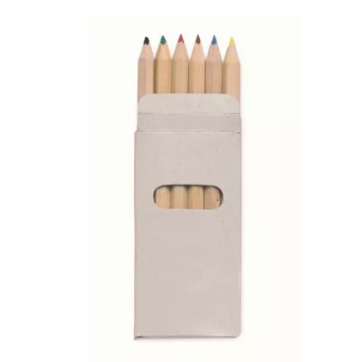 Creioane colorate si carioci - Creioane colorate 6cul/set CN, depozituldns.ro