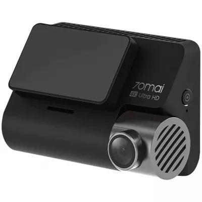 70mai Dash Cam A800S-1C, Set 2 camere auto fata + spate RC06 + Cablu auto UP02, Rezolutie 4K, Ecran 3.0" IPS, GPS, Wi-Fi