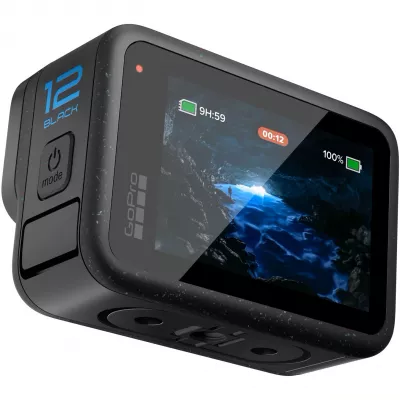 GoPro Hero 12 Creator Edition, 32GB (Volta, Media Mod, Light Mod), Camera de actiune cu Bluetooth, Wi-Fi, HyperSmooth, rezolutie 5.3K si HDR