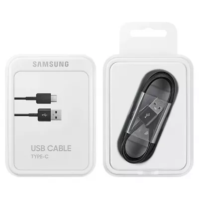 Samsung USB Cable USB-A la USB-C, Cablu date si incarcare, 3A, 150 cm, Negru