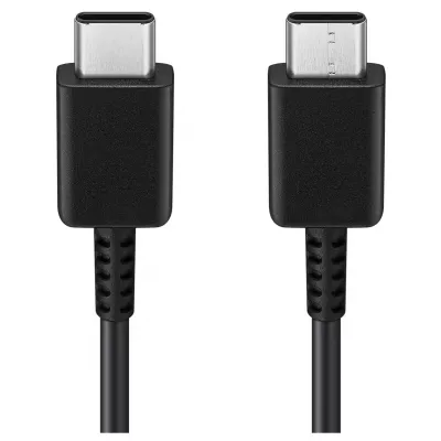 Samsung USB Cable USB-C la USB-C, 3A, Cablu date si incarcare, 100 cm, Negru
