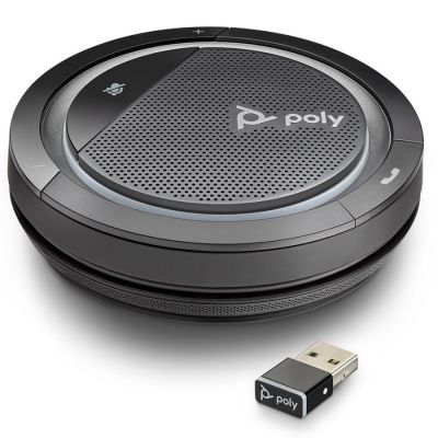 POLY Calisto 5300 UC + BT600 Link, cablu USB-A, difuzor teleconferinta, Bluetooth, baterie 16 ore
