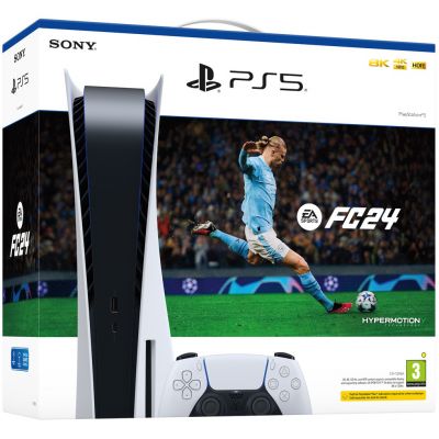 SONY Playstation 5 Disc + Joc EA Sports FC 24, Consola de jocuri PS5