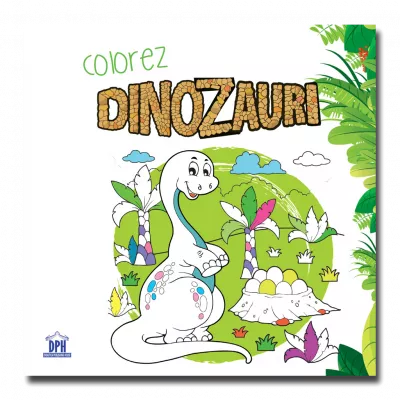 Colorez Dinozauri: Carte de colorat