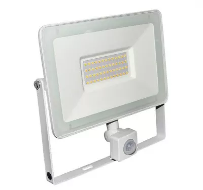 50W SMD LED lumina alba (4100k)  alb + sensor de miscare