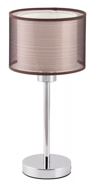 Veioza Anastasia desk lamp E27 60W chr/brw 2631 | inclus timbru  verde 0.45lei