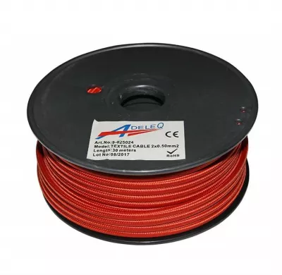 cablu "cordon" flexibil 2x0,50mm² - cupru