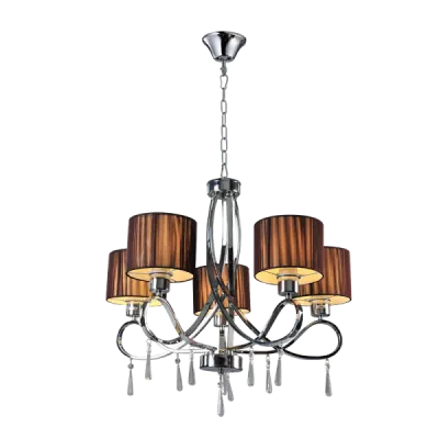 CANDELABRU LILLY  5XE27 CROM D650X590mm