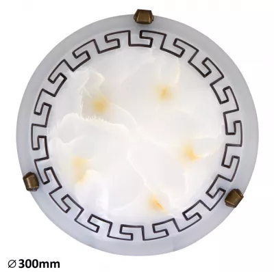 Plafoniera Etrusco ceiling lamp D30 br claw greek 7648 | inclus timbru  verde 0.45lei