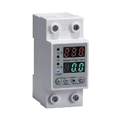 Releu digital monofazic de monitorizare si protecție tensiune minimă și maximă MN4 1-63A 220V AC