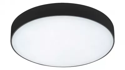 Tartu plafoniera exterior, negru mat, 18W, 1800lm, IP44, with switch in the lamp for changing color temperature